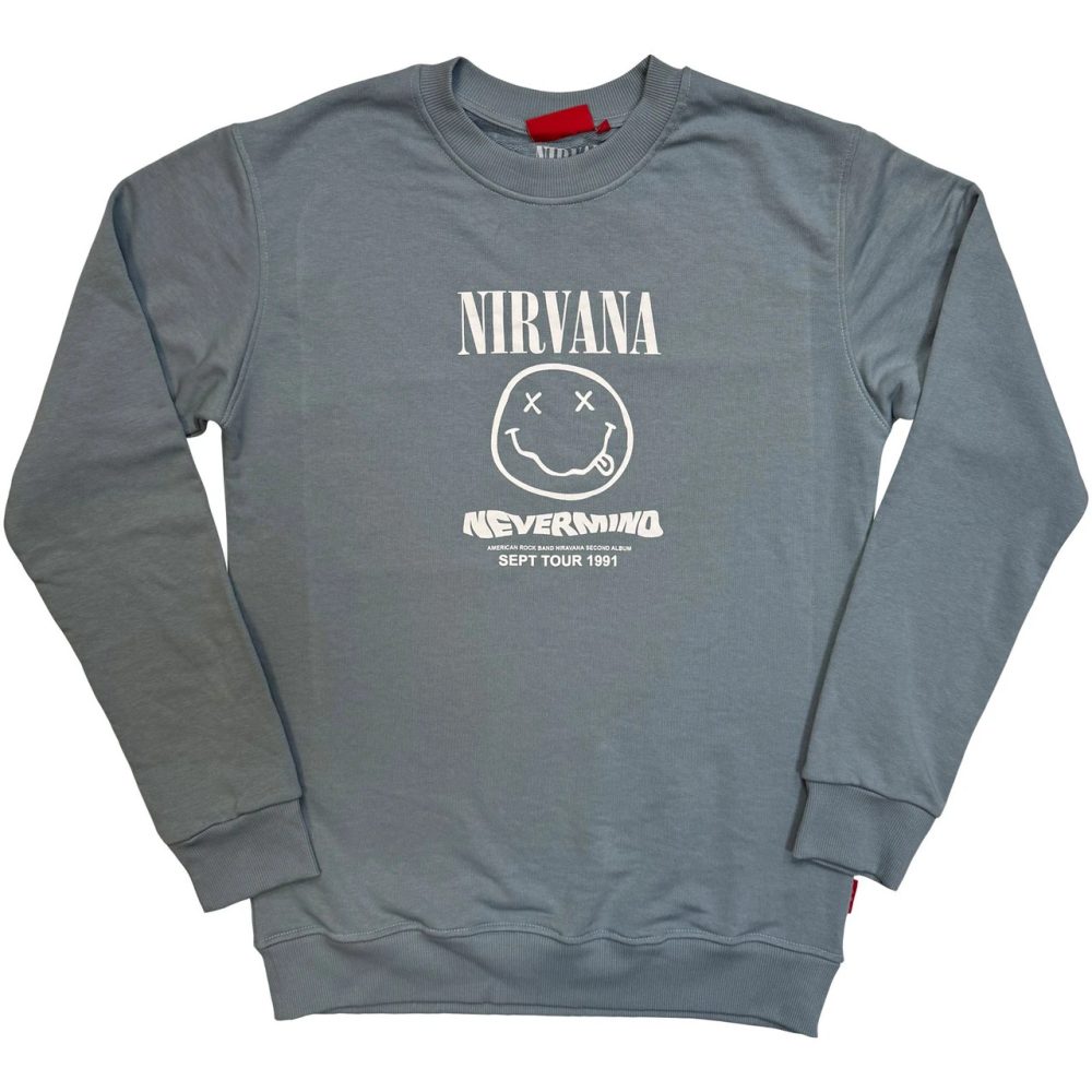 Nirvana - Nevermind Tour 1991 Sweater - Blue